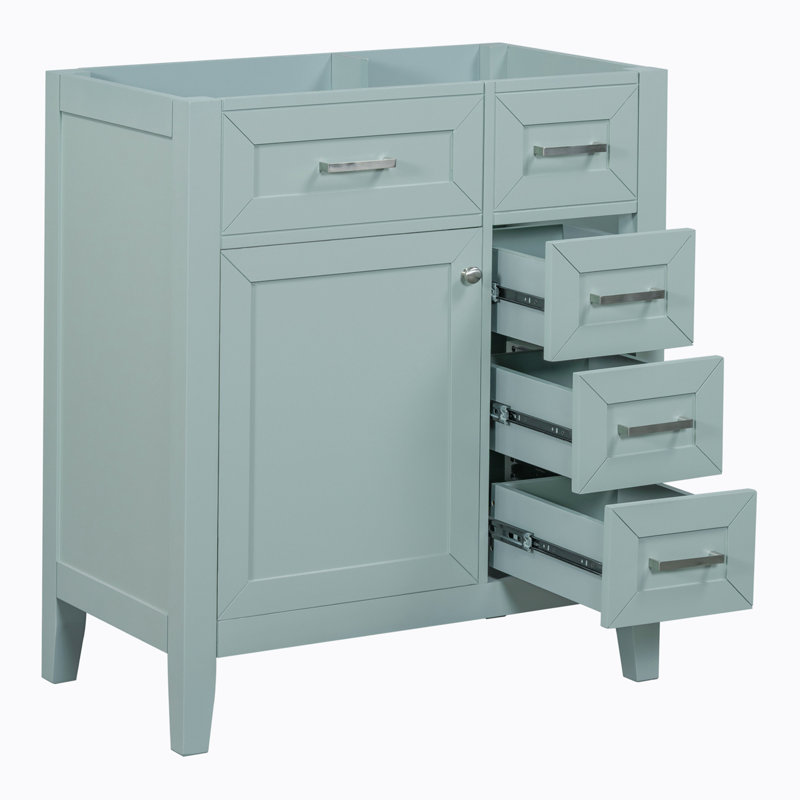 29.52'' Single Bathroom Vanity Base Only, Green
