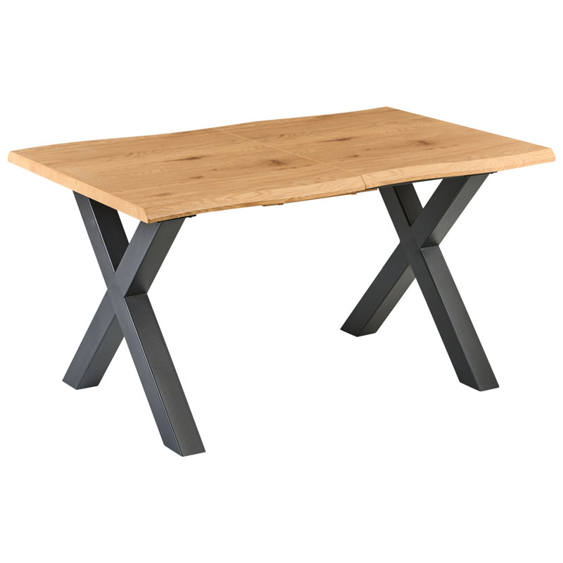 Extendable Metal Base Dining Table