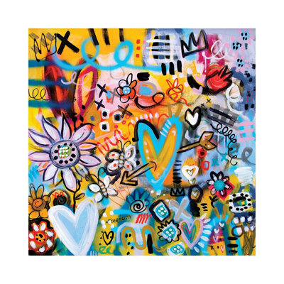 Immersed In Optimism II - reproduction d'art murale encadrée