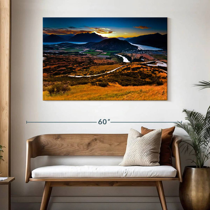 Alvord, paysage de la Nouvelle-Zélande, H 32 po x l 48 po