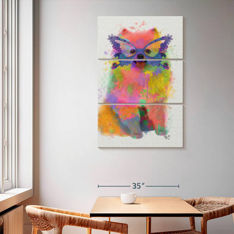 Rainbow Splash Pomeranian