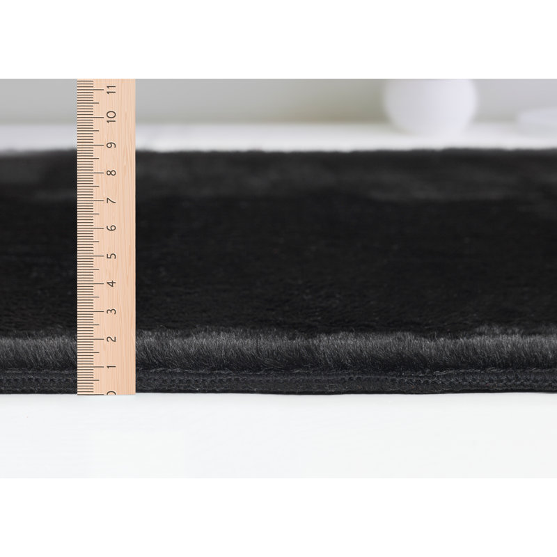Schnabel Solid Colour Area Rug, Rectangular 70 x 140cm