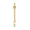 12" (6) Painted Gold Extension Rods