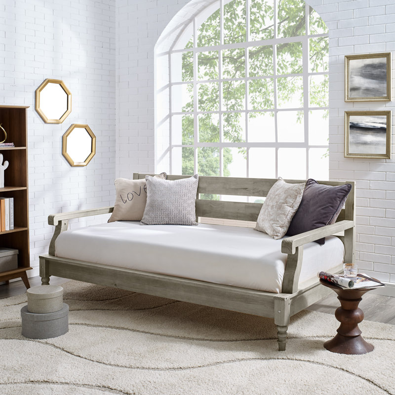 Lit de jour simple Sybilla, Blanc