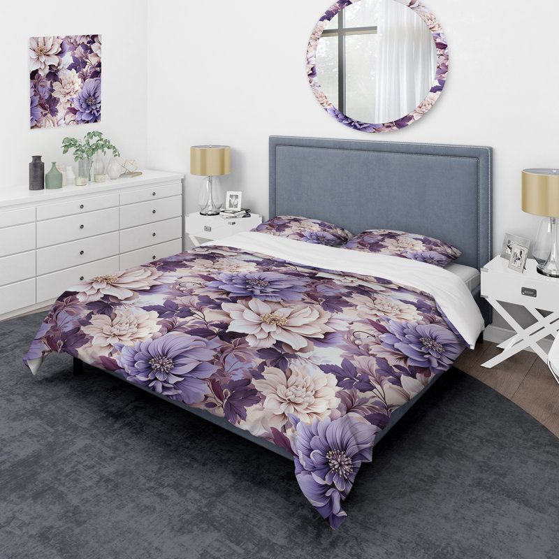 Ensemble de housse de couette Ethereal, Housse de couette pour très grand lit et 2 très