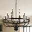 Lustre noir 39 po