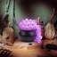 Figurine d'Halloween en forme de bocal à bonbons mauve, nécessite 3 piles AAA, piles non incluses