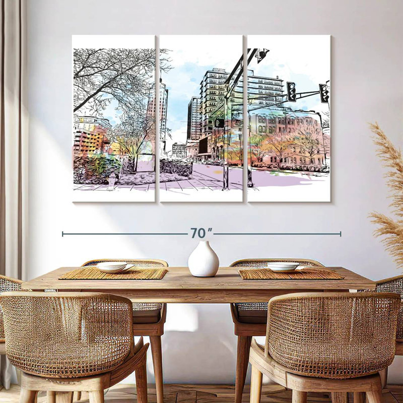 Rorry Fort Wayne Traffic Lights, 42" H x 65" W