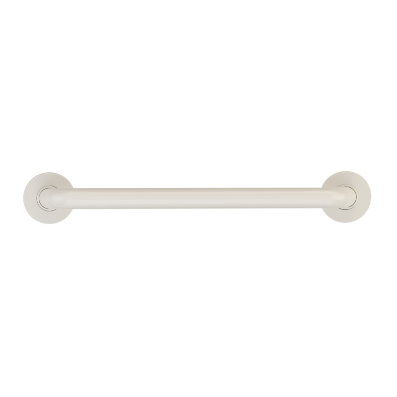 Barre d'appui droite en vinyle Contractor Series, Blanc, l 24 po