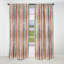 Farmhouse Planks Pink Striped Pattern I - Stripped Striped Blackout Curtain - 1 Panels-107545792