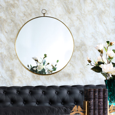 Miroir 24 po x 28 po. Ajoutez du glamour au salon, à la chambre à coucher, au meuble-lavabo, au vestibule, au miroir de couloir avec bordure. Rehaussez l'esthétique de votre