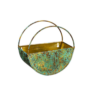 Pot à fleurs mural intérieur / extérieur Orinda Verdigris