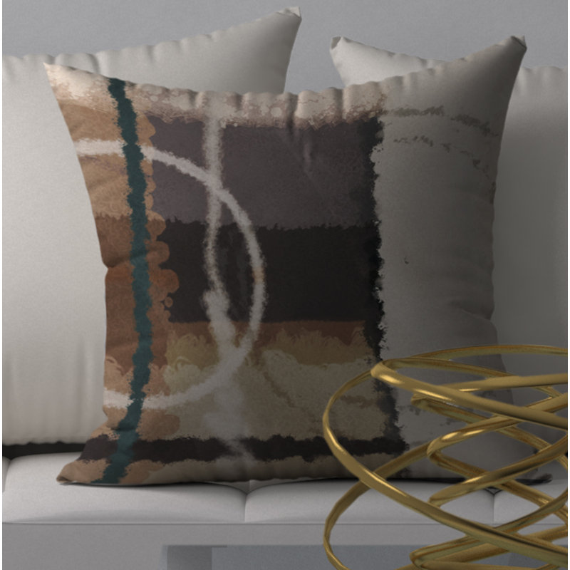Housse de coussin carrée de style sping aéré, 18" x 18"