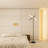 Jasai 168cm Black Novelty LED Dimmable Floor Lamp with Remote