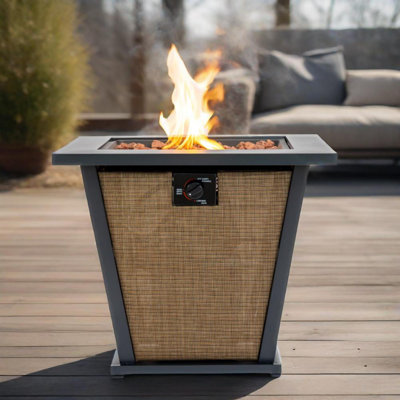 Table foyer au gaz propane 28 pouces pour patio et jardin