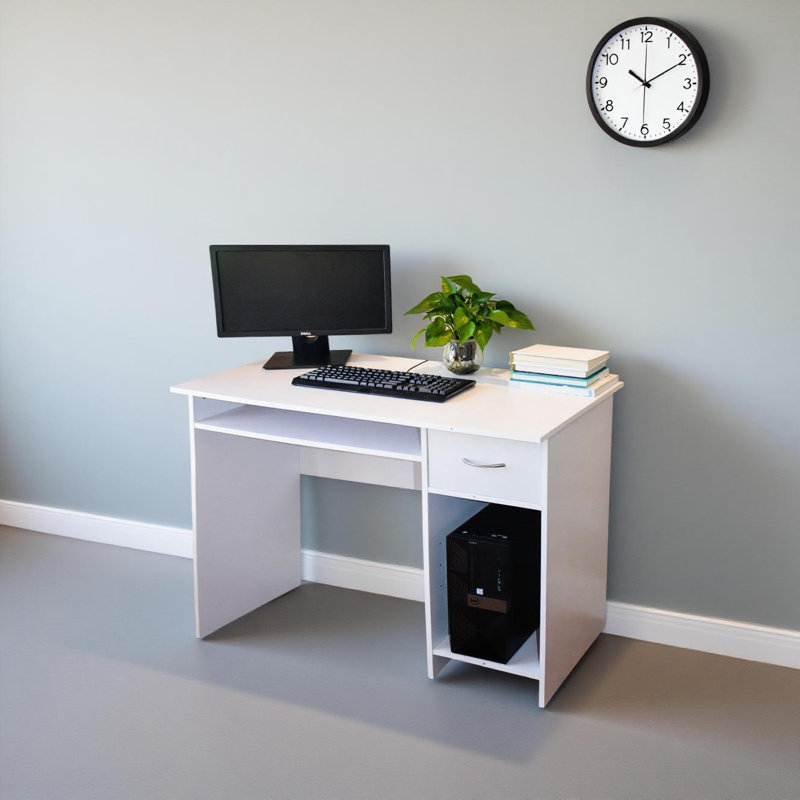 Bureau d'ordinateur avec plateau à clavier