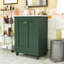 Meuble-lavabo de salle de bain avec lavabo en céramique et tablette réglable-263880079