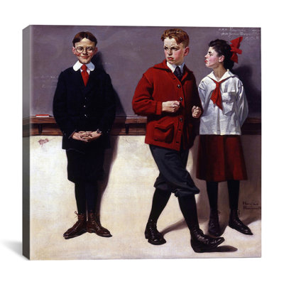 Rihamna " Cousin Reginald Spells Peloponnesus " by Norman Rockwell