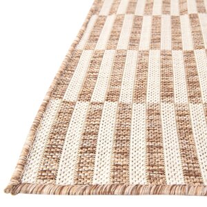 Robinson Taupe/Ivory Indoor/Outdoor Rug & Reviews | Joss & Main