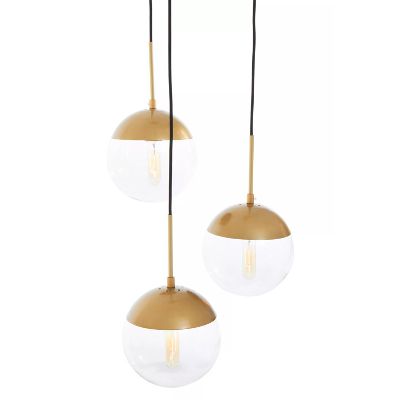 Royce 3 - Light Cluster Pendant, Gold