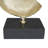 Carland Aluminum Metal Layered Disk Abstract Decorative Sculpture with Black Base-179457735