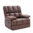 Batholo 43.3" Wide Manual Glider Upholstered Recliner-124005748