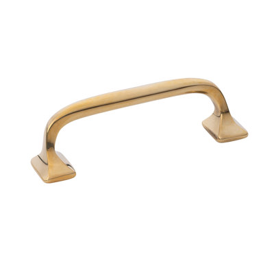 Unlacquered Brass "Ren" Drawer Pull