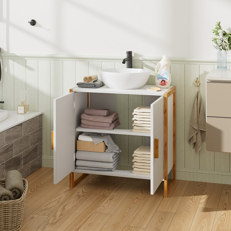 E1 Eco-friendly MDF Board Under Sink Cabinet