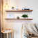 Zahriah 2 Piece Pine Floating Shelf