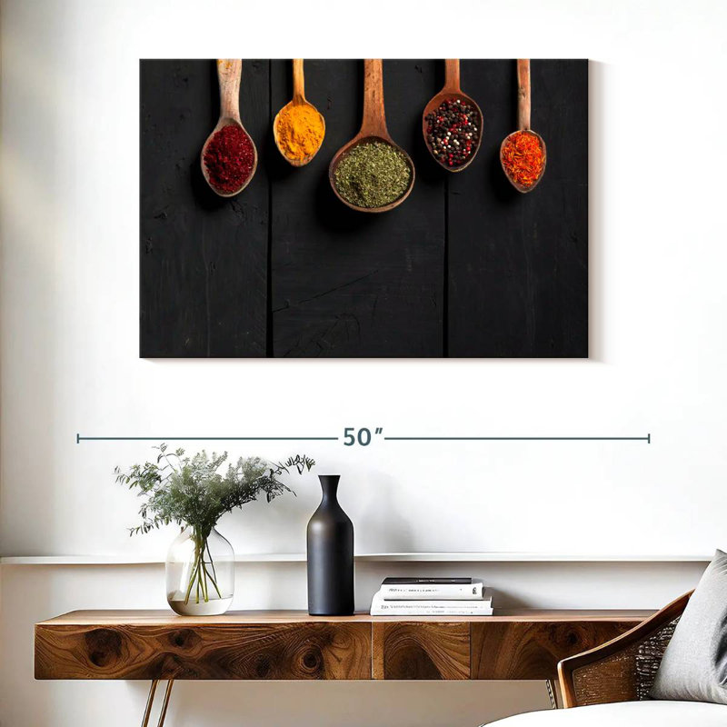 Yarlin Spices On Wooden Spoons