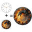 Horloge murale silencieuse en verre trempé de 30 cm, « Décoration Horloge Dragon », sans tic-tac, fonctionne avec des piles AA (non incluses), décoration artistique pour la maison