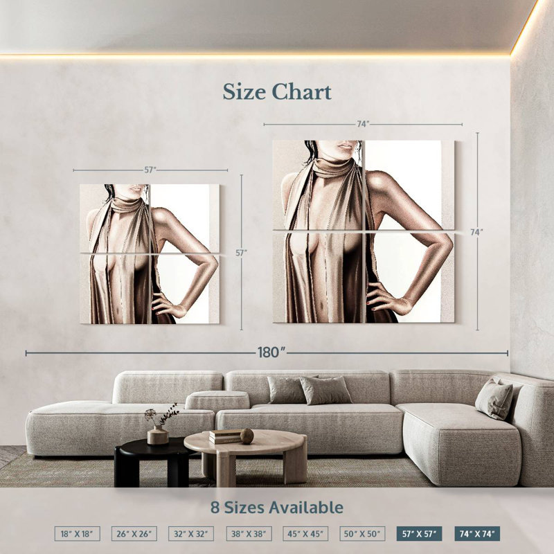 Leisha Silk Touch, 74" H x 74" W
