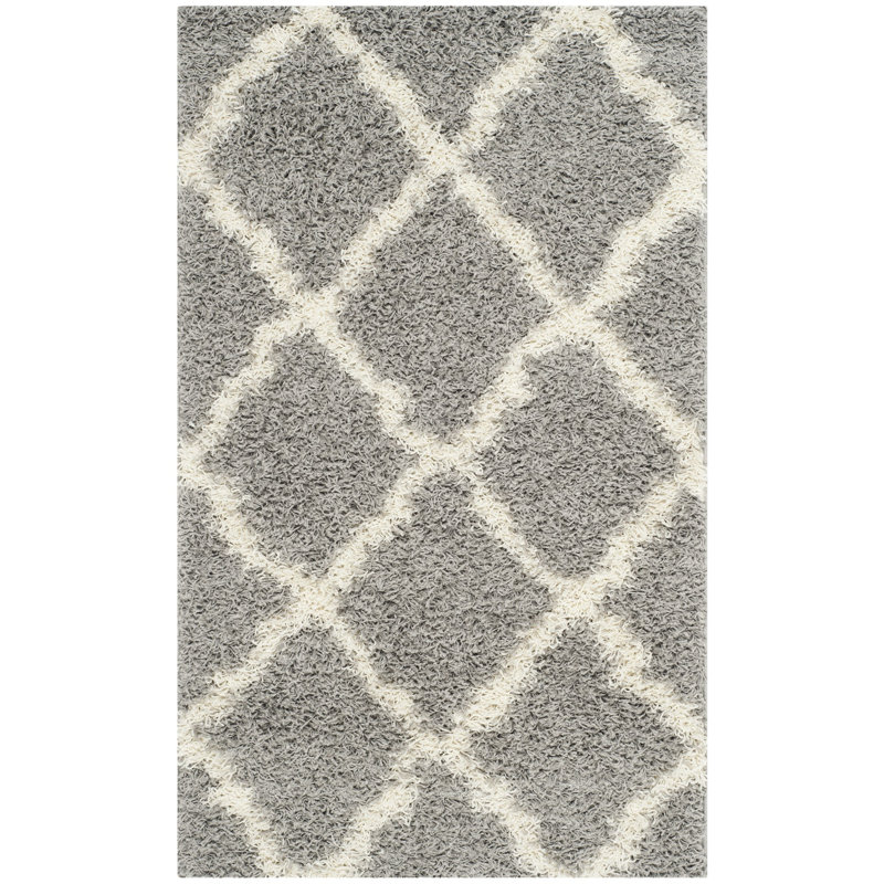 Rosalind Geometric Hand Woven Area Rug, Rectangle 183 x 274 cm