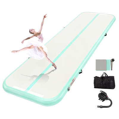 Tapis d'entraînement de gymnastique gonflable Fiziti 16 pi 4 po