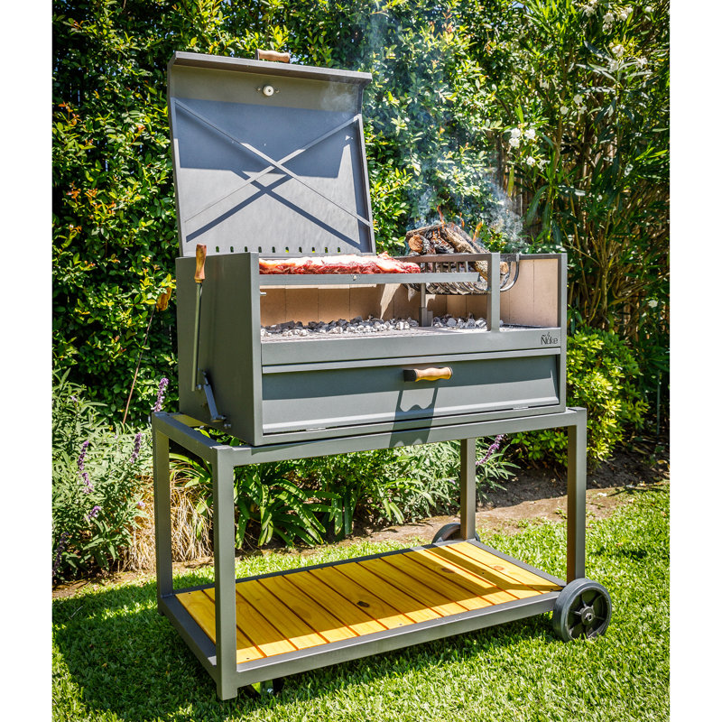 NukeBBQ 30'' W Portable Charcoal Grill