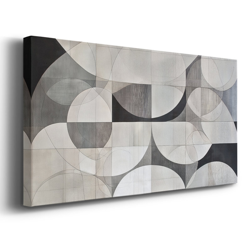 Abstract Series 1 #XIX-Gallery Wrapped Canvas, 20" H x 40" W