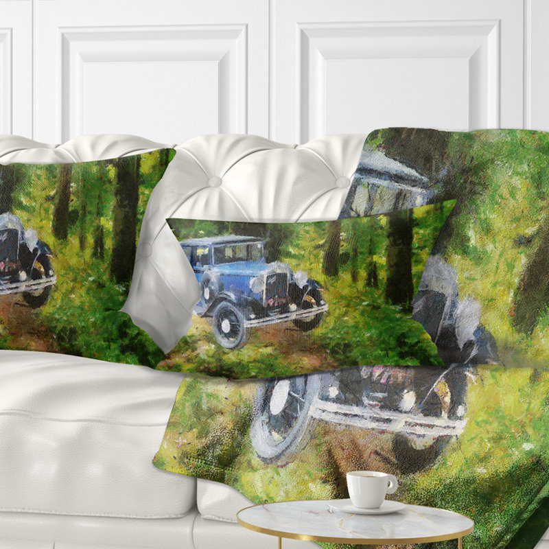Coussin Blue, Rectangulaire, 12 po x 20 po