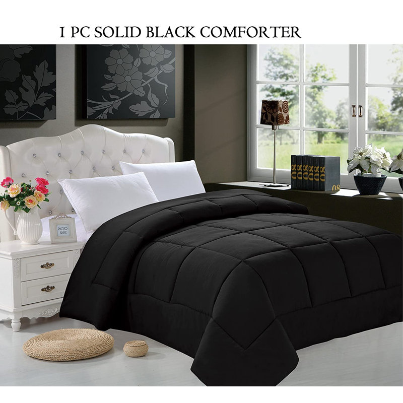 Édredon ELEGANT COMFORT, Simple, Noir