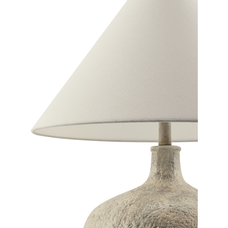 Lampe de table Viane, Crème, crème