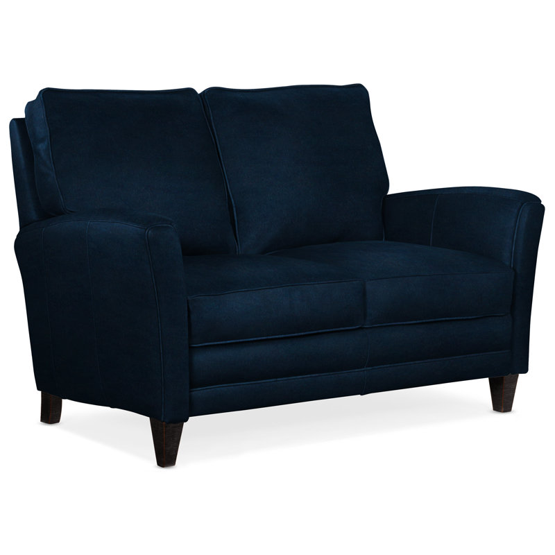 Zion Loveseat, Plantation, Anilina Hunter Genuine Leather