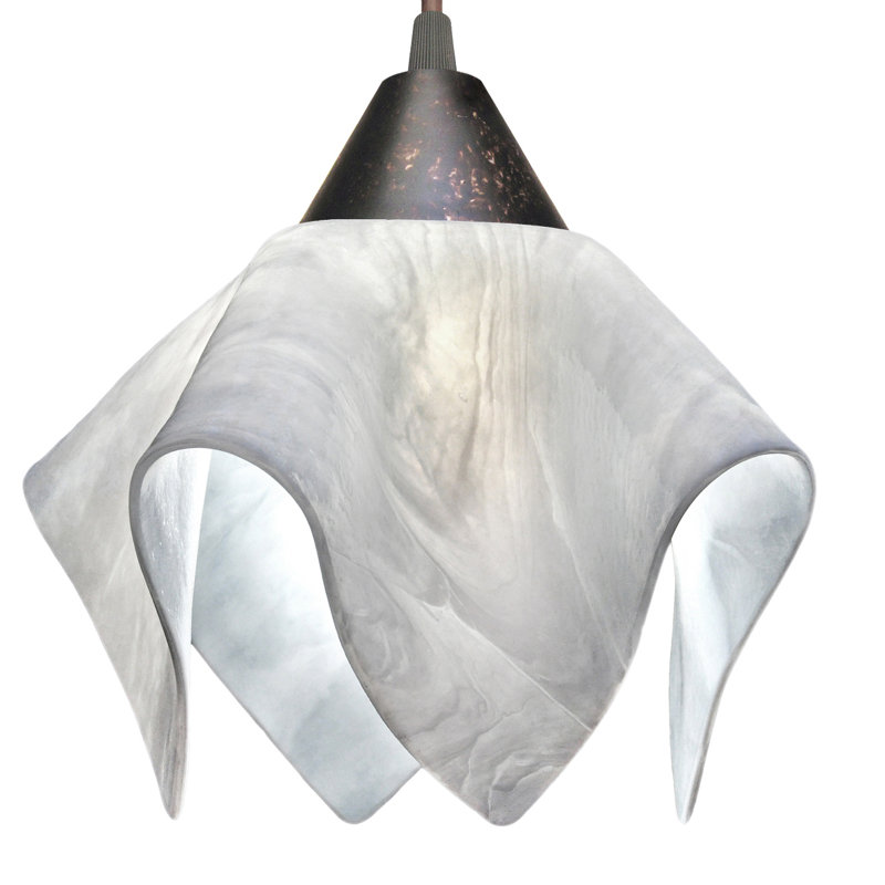 Luminaire suspendu Amergin, Grand, Brun, Lotus