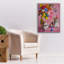 "Epic Graffiti" Party Squirrels "par Heather Gauthier, art mural sur toile, 26 po x 34 po