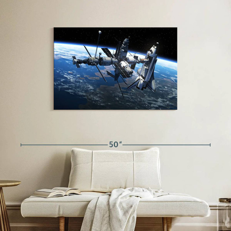 Oberle Space Station, 26" H x 39" W