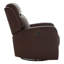 Fauteuil inclinable électrique pivotant en cuir véritable Cindina Louisa (ensemble de 2)-121418878