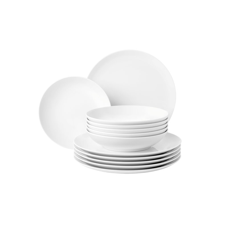 12 Piece Dinnerware Set, Service for 6