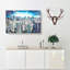 Singapore Skyline Painting - Wrapped Canvas-56654162