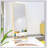 Wall-Mounted Alloy Frame Full Length Mirror