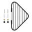 Tablette de coin en acier inoxydable-20984063