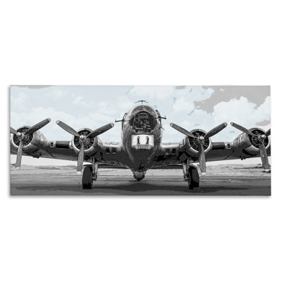Historic Aviation Aircraft Canvas, design by Kim Allen