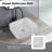 Square Counter Top  Wash Basin (White Finish) CUPC Certified